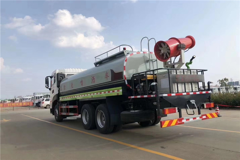 東風(fēng)天龍后八輪20噸噴霧車，國(guó)六綠化噴灑車